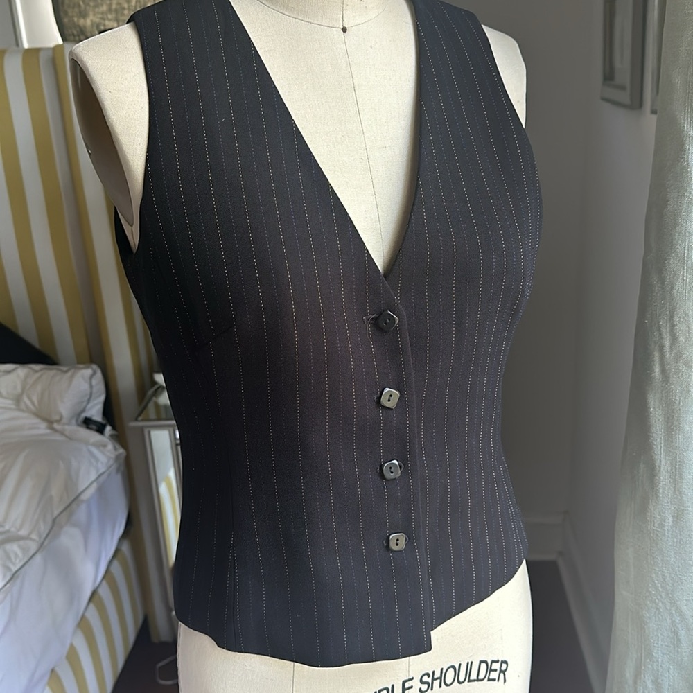 Striped vest size small vintage - Picture 2 of 7